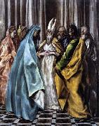 El Greco The Marriage of the Virgin oil painting artist